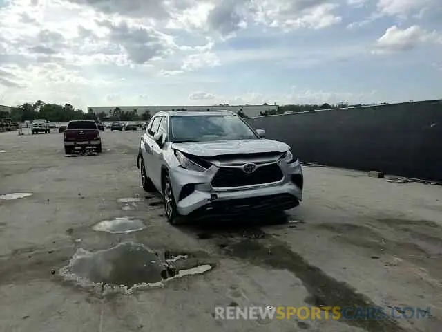 15 fotografías del automóvil dañado 5TDHZRAH2NS121814 TOYOTA HIGHLANDER 2022