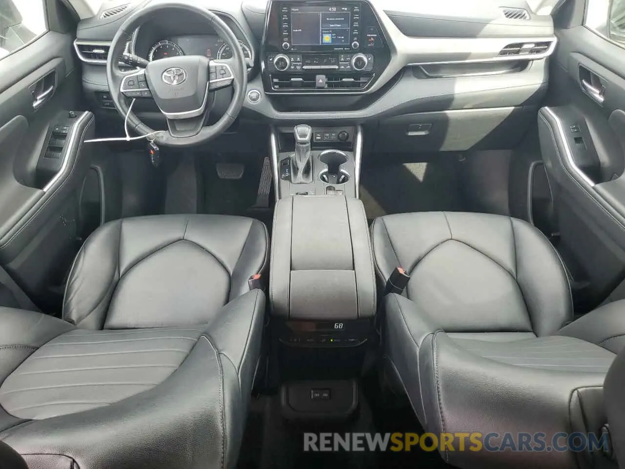 8 fotografías del automóvil dañado 5TDHZRAH2NS121814 TOYOTA HIGHLANDER 2022