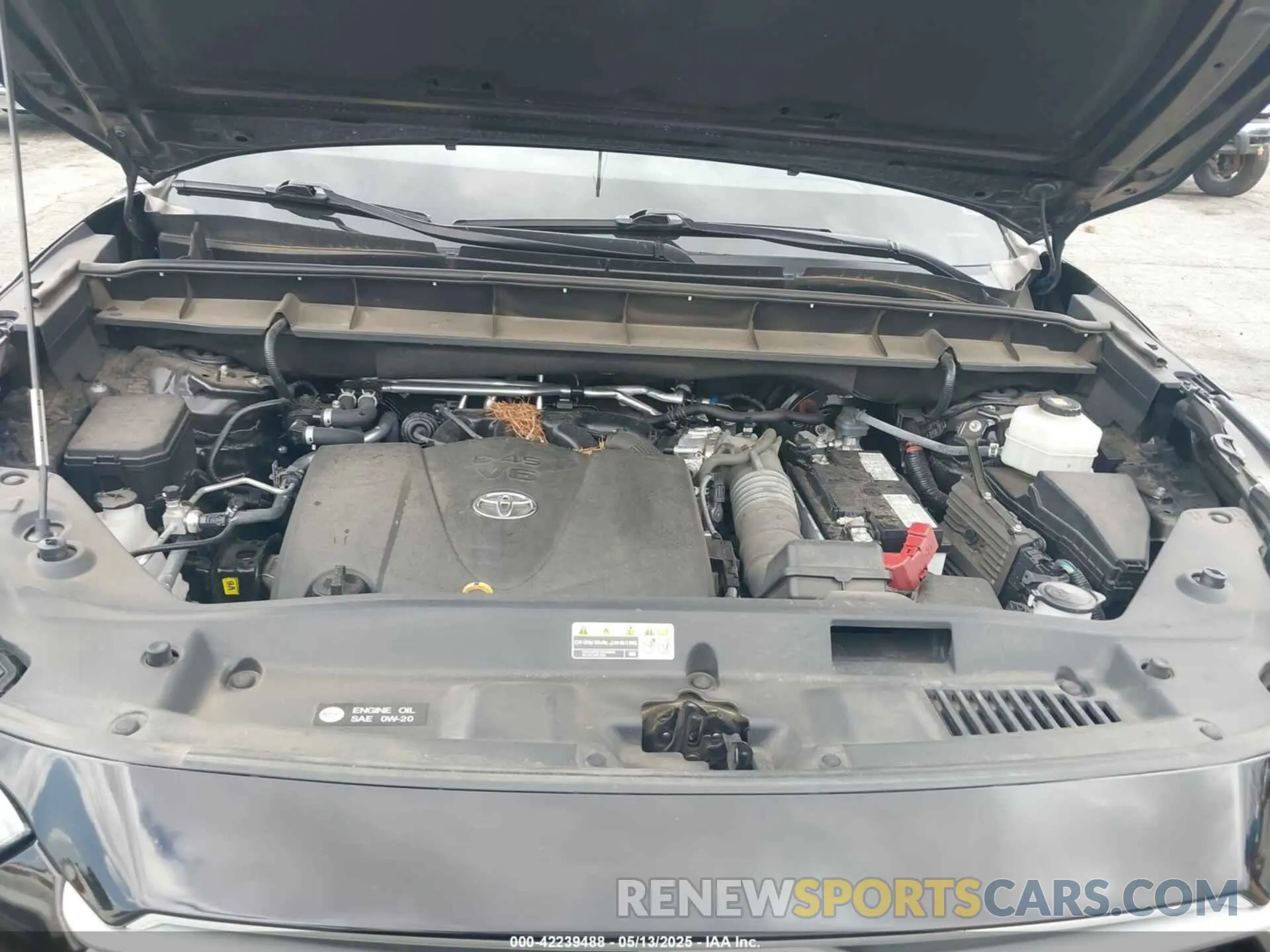 10 fotografías del automóvil dañado 5TDHZRAH3NS115858 TOYOTA HIGHLANDER 2022
