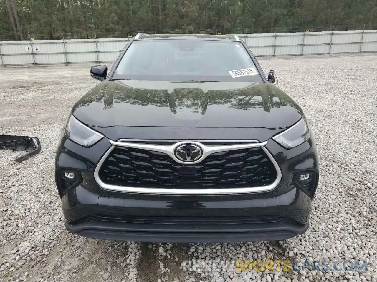 5 fotografías del automóvil dañado 5TDHZRAH5NS555449 TOYOTA HIGHLANDER 2022