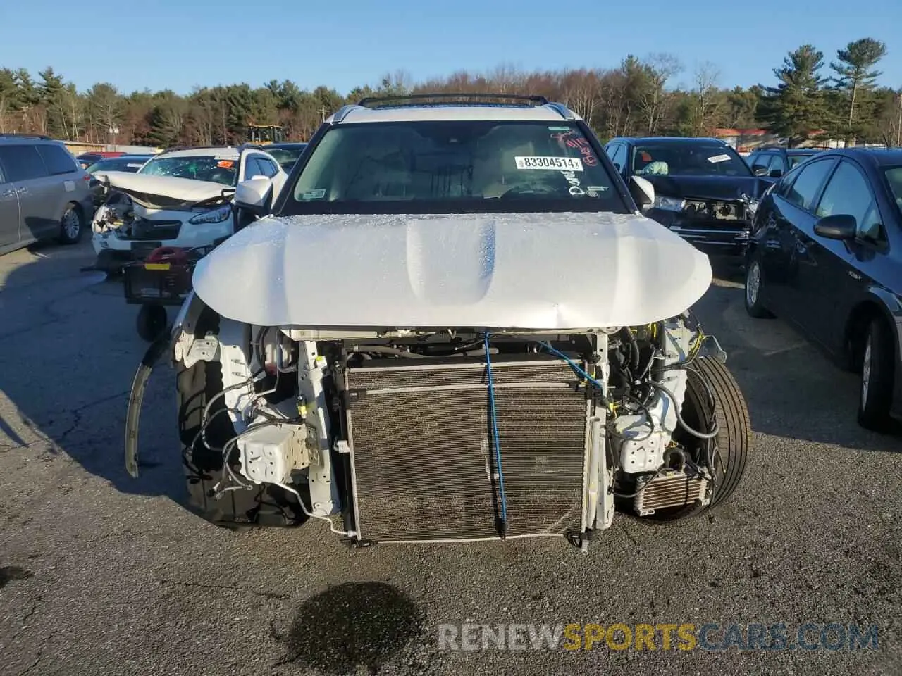 5 fotografías del automóvil dañado 5TDHZRBH0NS182819 TOYOTA HIGHLANDER 2022