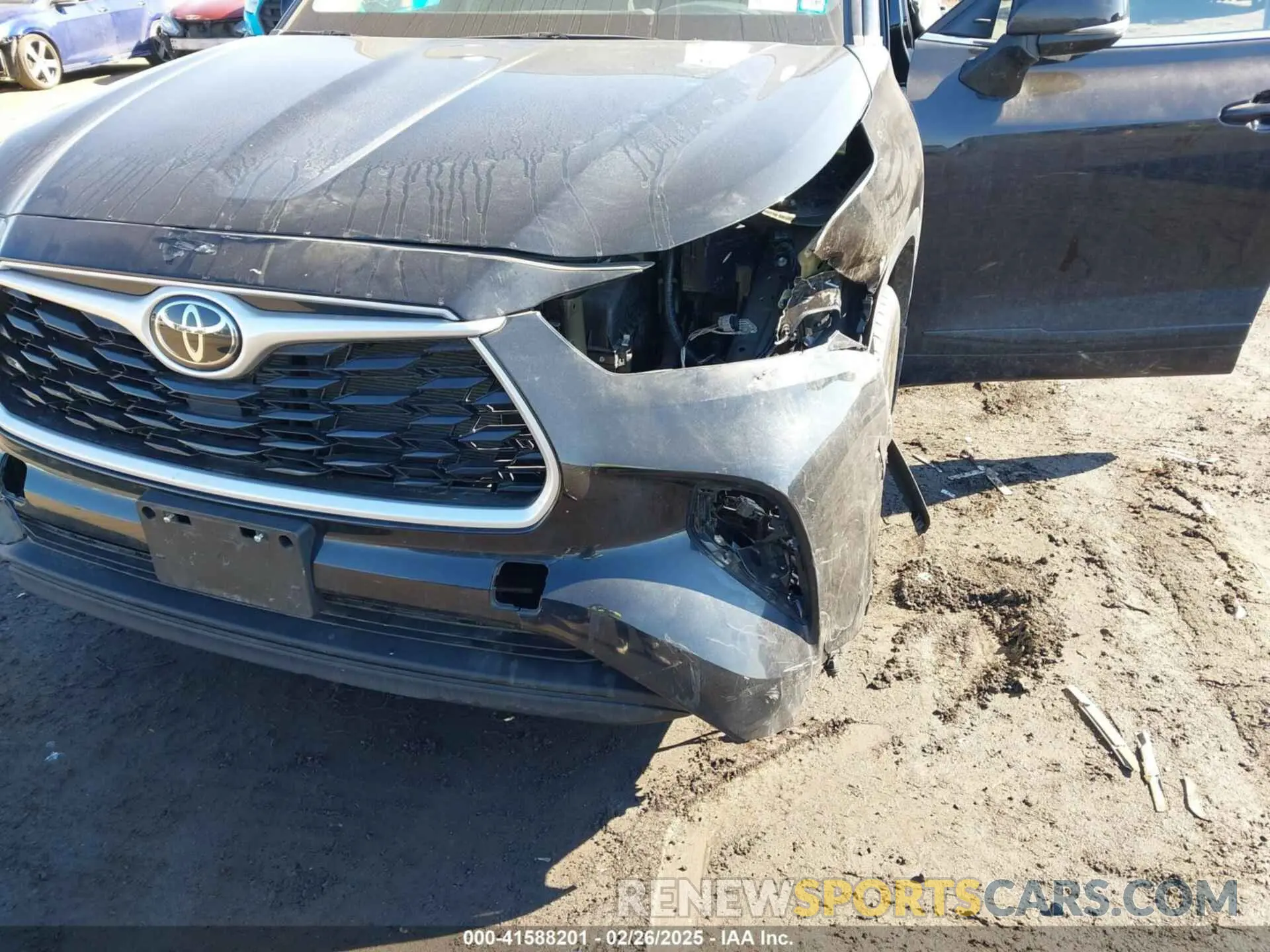 20 fotografías del automóvil dañado 5TDHZRBH0NS242484 TOYOTA HIGHLANDER 2022