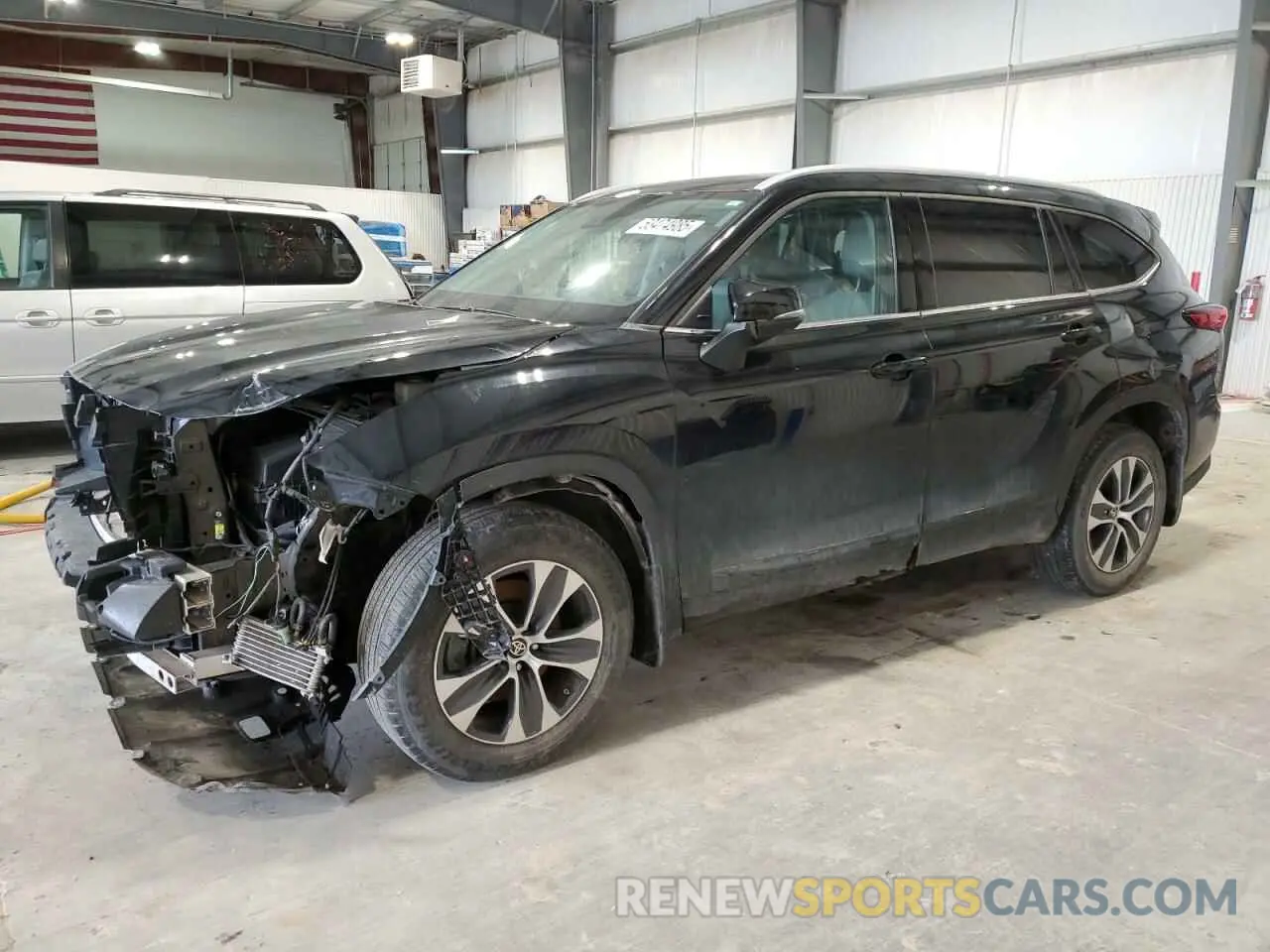 1 fotografías del automóvil dañado 5TDHZRBH1NS586745 TOYOTA HIGHLANDER 2022