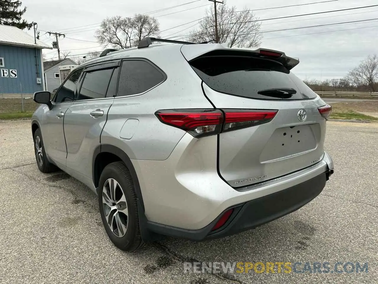 3 fotografías del automóvil dañado 5TDHZRBH2NS163799 TOYOTA HIGHLANDER 2022