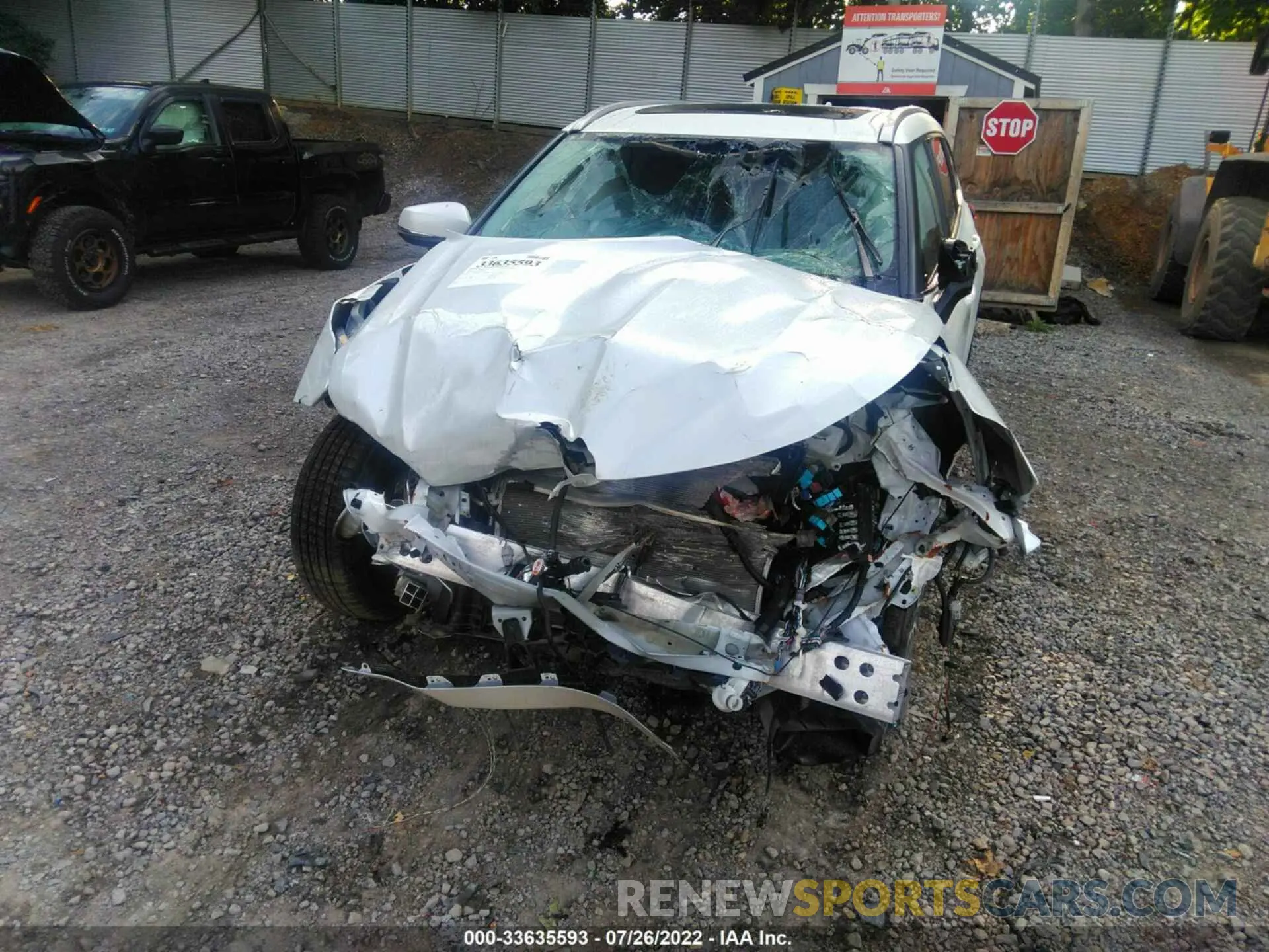 6 fotografías del automóvil dañado 5TDHZRBH2NS167531 TOYOTA HIGHLANDER 2022