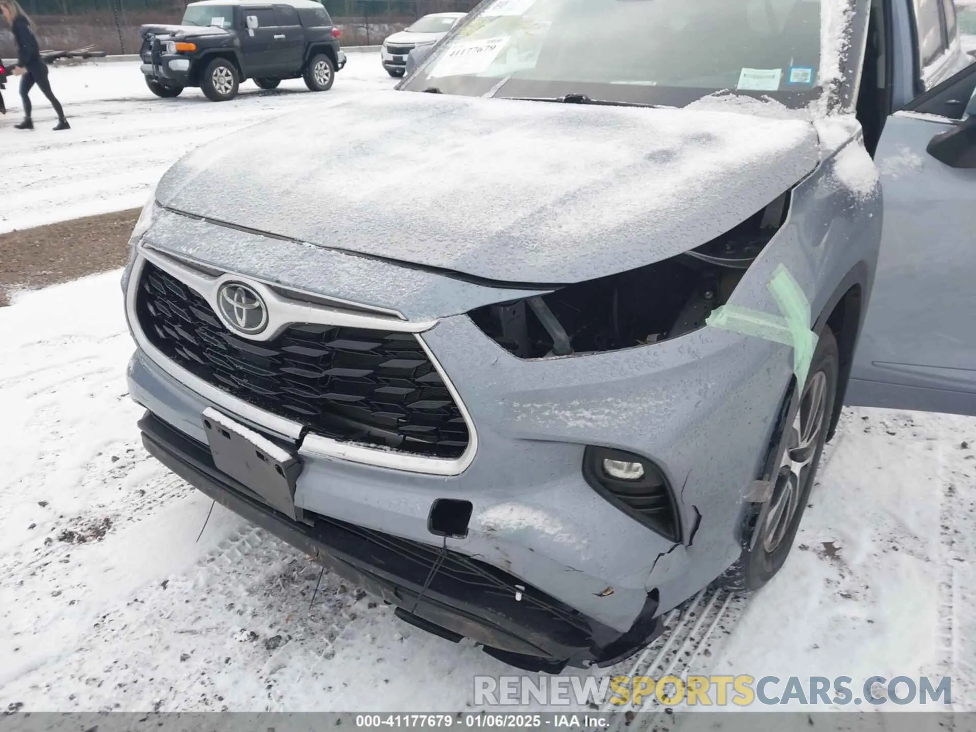 6 fotografías del automóvil dañado 5TDHZRBH2NS168663 TOYOTA HIGHLANDER 2022