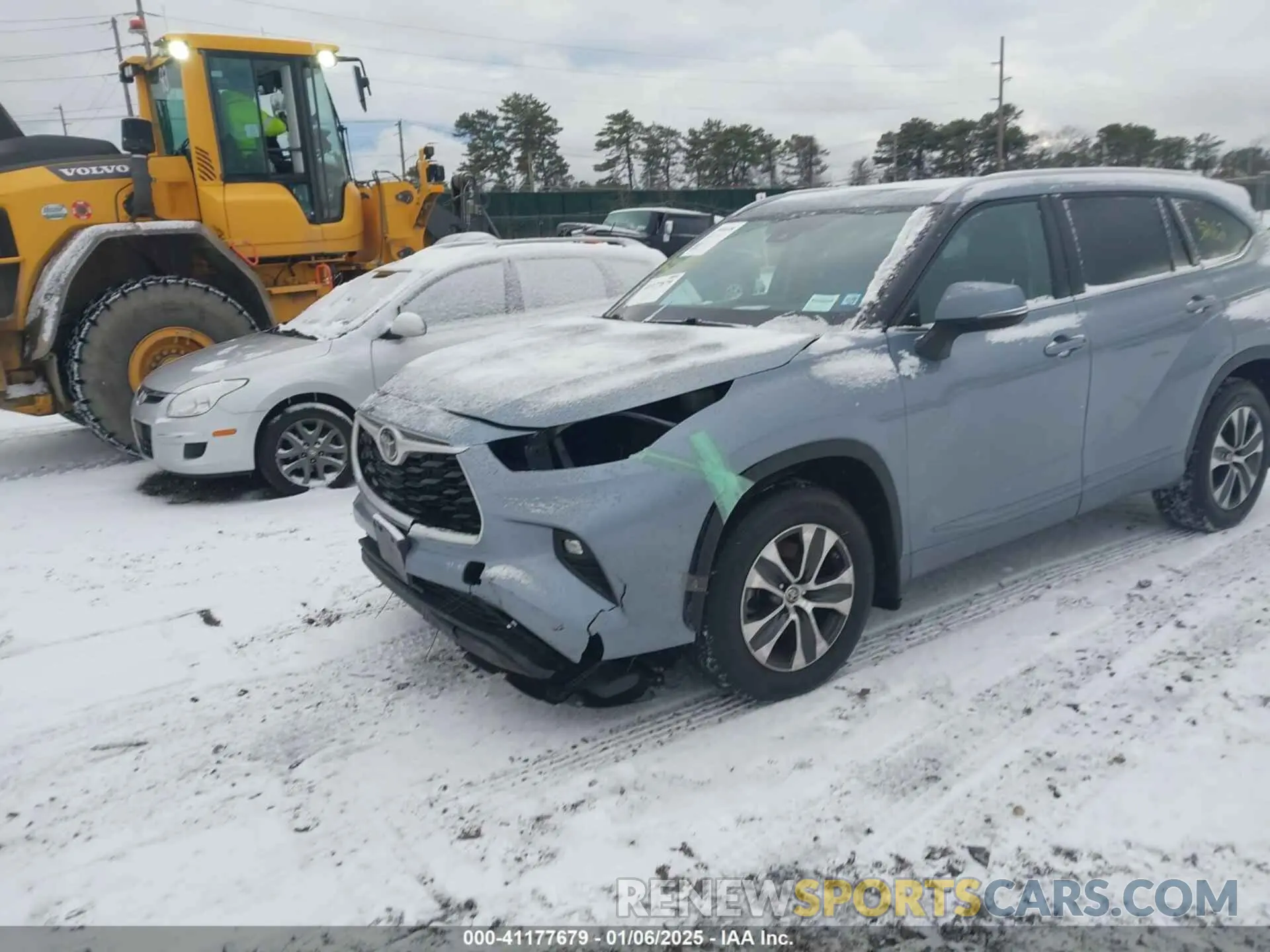 9 fotografías del automóvil dañado 5TDHZRBH2NS168663 TOYOTA HIGHLANDER 2022