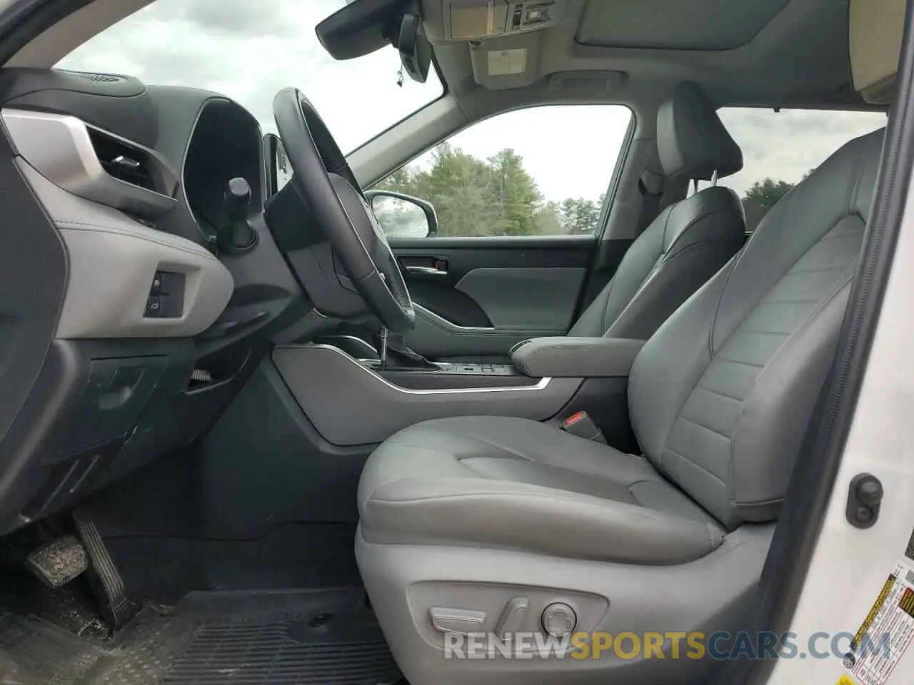 7 fotografías del automóvil dañado 5TDHZRBH4NS220987 TOYOTA HIGHLANDER 2022