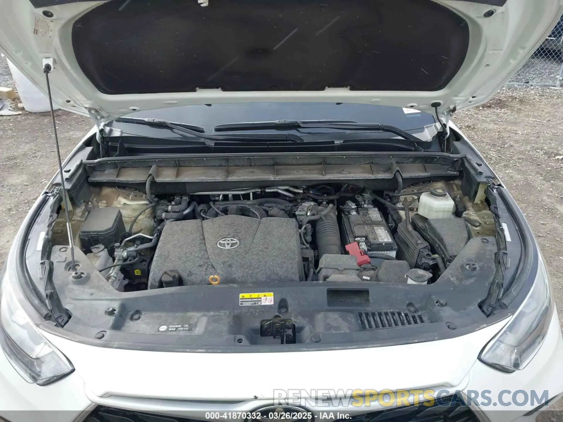 10 fotografías del automóvil dañado 5TDHZRBH4NS234629 TOYOTA HIGHLANDER 2022