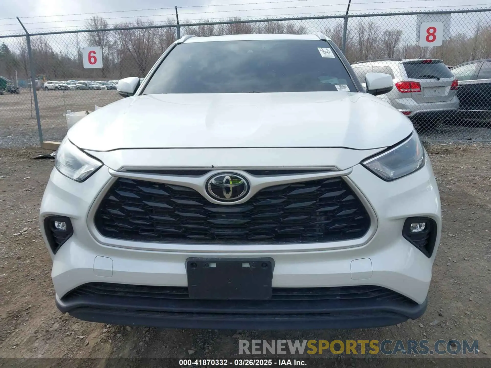 13 fotografías del automóvil dañado 5TDHZRBH4NS234629 TOYOTA HIGHLANDER 2022