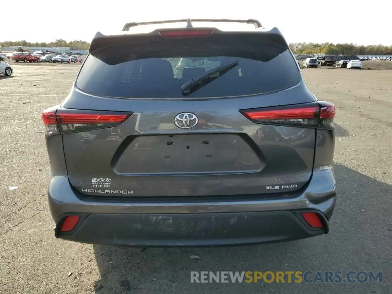 6 fotografías del automóvil dañado 5TDHZRBH4NS585976 TOYOTA HIGHLANDER 2022