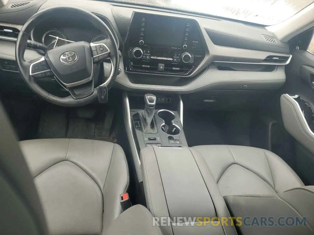 8 fotografías del automóvil dañado 5TDHZRBH4NS585976 TOYOTA HIGHLANDER 2022