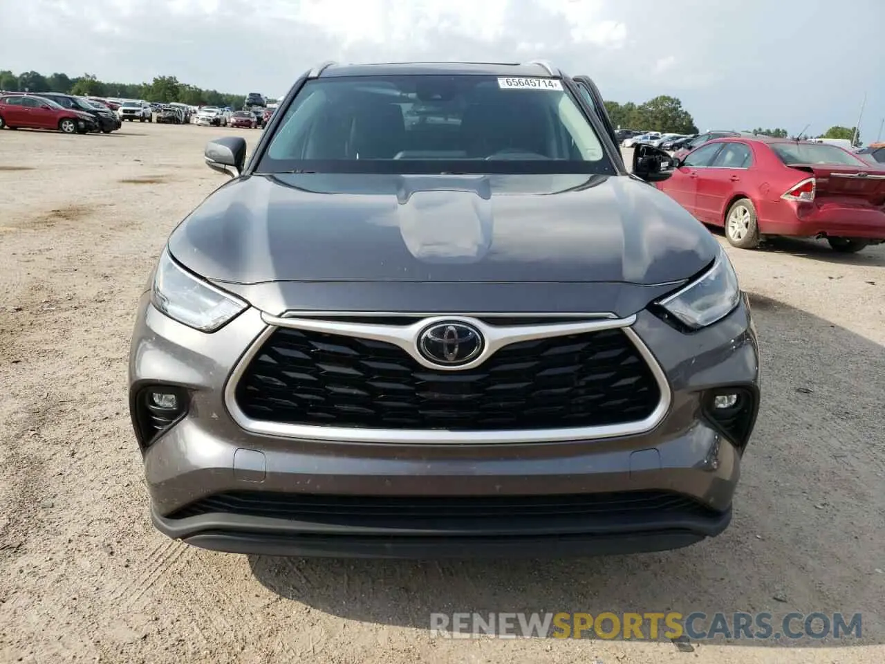 5 fotografías del automóvil dañado 5TDHZRBH6NS166060 TOYOTA HIGHLANDER 2022