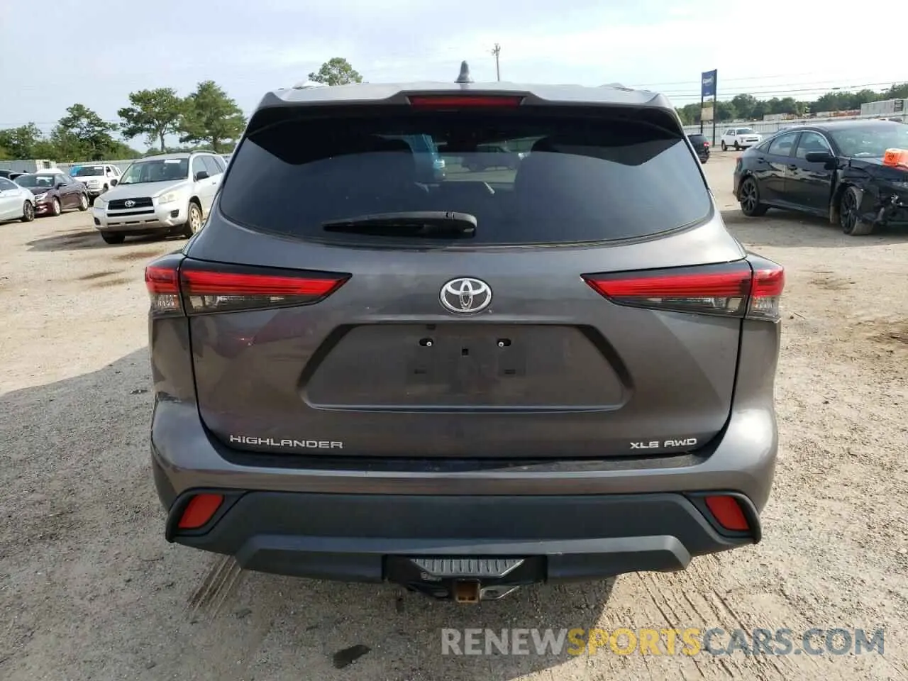 6 fotografías del automóvil dañado 5TDHZRBH6NS166060 TOYOTA HIGHLANDER 2022