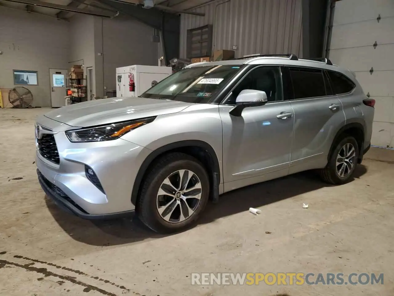 1 fotografías del automóvil dañado 5TDHZRBH8NS164424 TOYOTA HIGHLANDER 2022