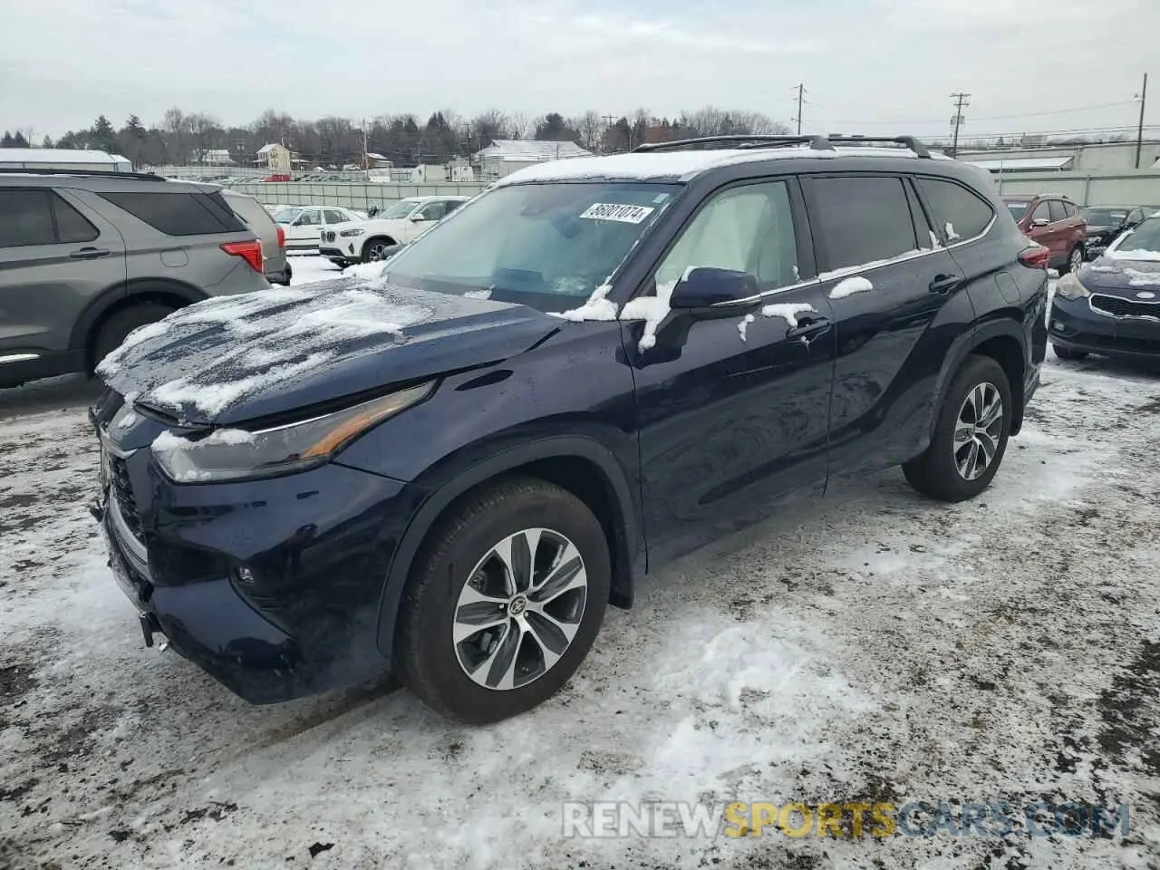 1 fotografías del automóvil dañado 5TDHZRBH8NS229434 TOYOTA HIGHLANDER 2022