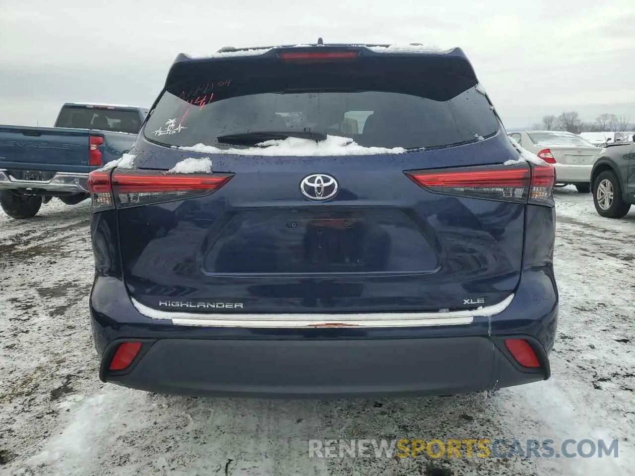 6 fotografías del automóvil dañado 5TDHZRBH8NS229434 TOYOTA HIGHLANDER 2022