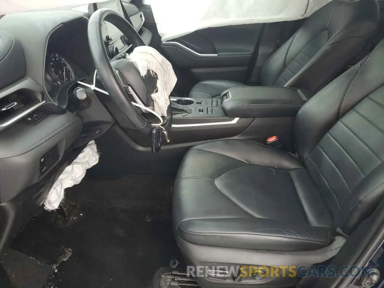 7 fotografías del automóvil dañado 5TDHZRBH8NS229434 TOYOTA HIGHLANDER 2022