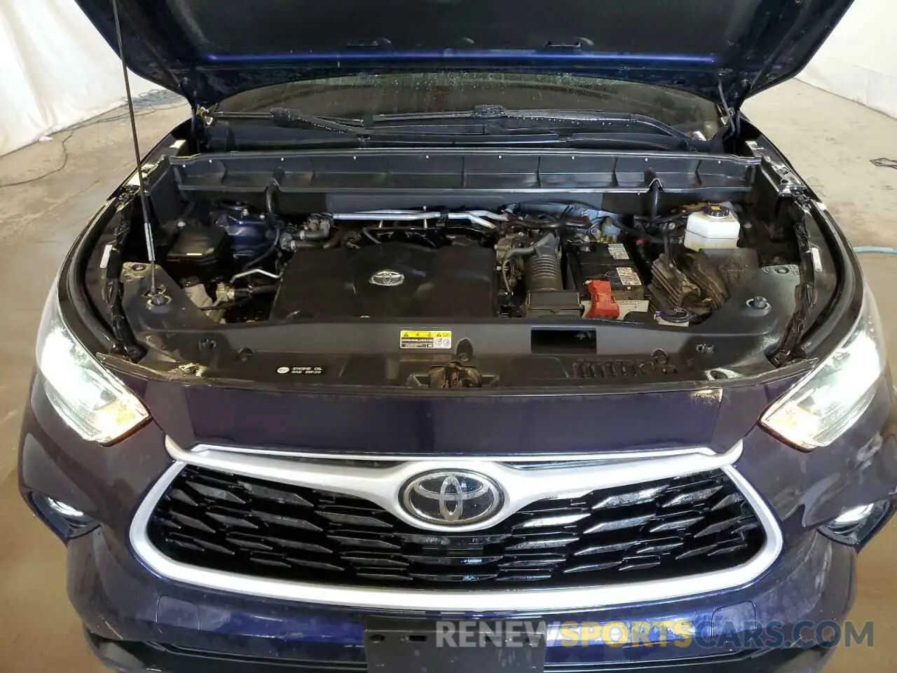 12 fotografías del automóvil dañado 5TDHZRBH8NS566380 TOYOTA HIGHLANDER 2022