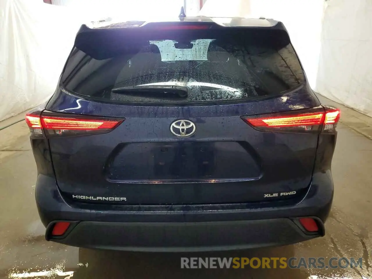 6 fotografías del automóvil dañado 5TDHZRBH8NS566380 TOYOTA HIGHLANDER 2022