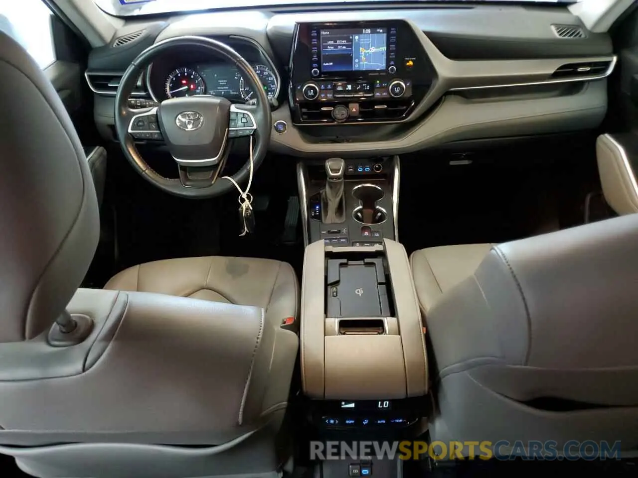 8 fotografías del automóvil dañado 5TDHZRBH8NS566380 TOYOTA HIGHLANDER 2022