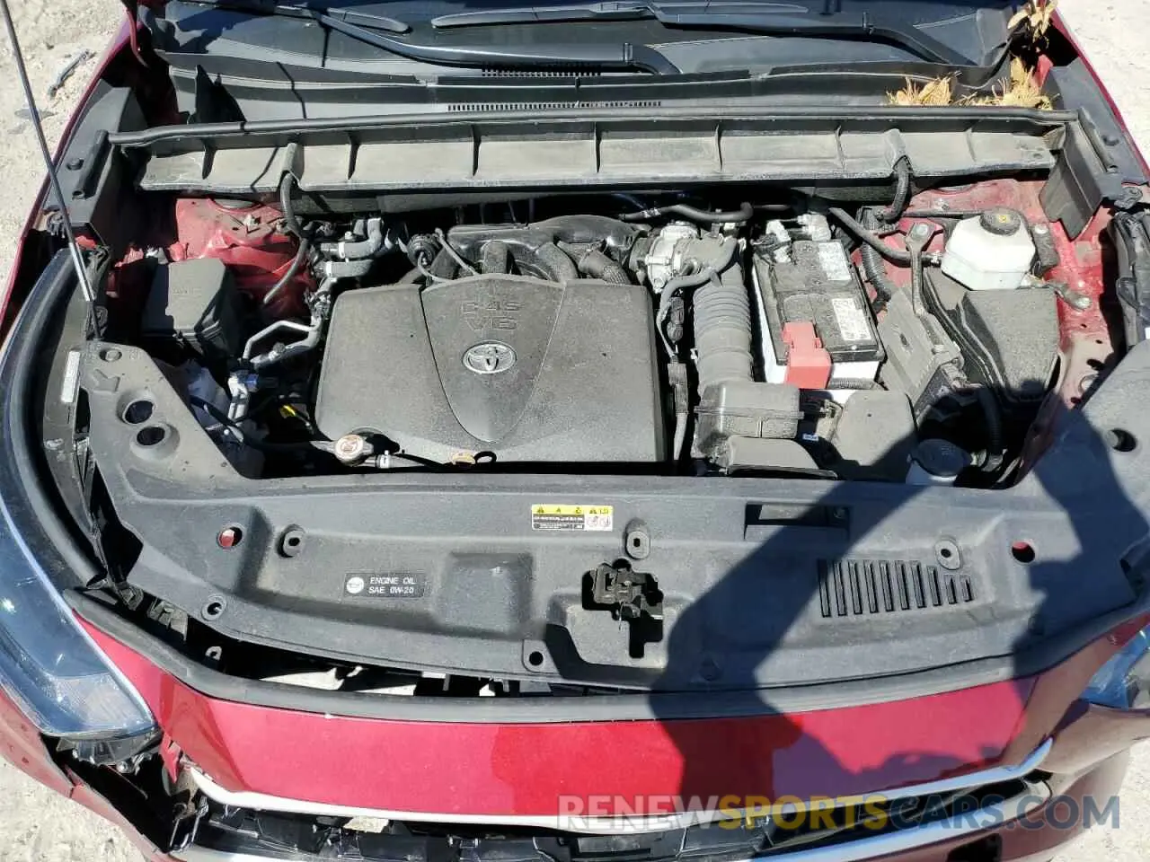 12 fotografías del automóvil dañado 5TDHZRBH8NS575998 TOYOTA HIGHLANDER 2022