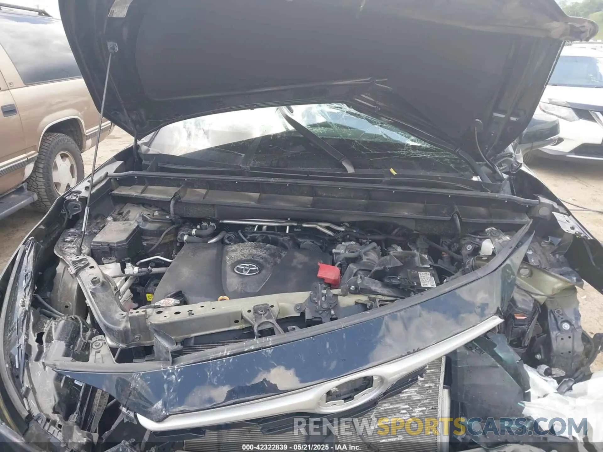 10 fotografías del automóvil dañado 5TDHZRBH8NS582062 TOYOTA HIGHLANDER 2022
