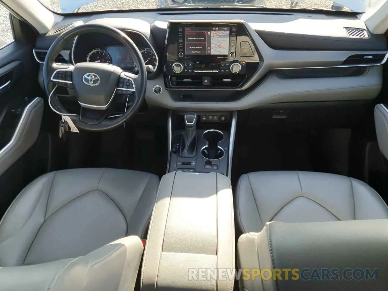 8 fotografías del automóvil dañado 5TDHZRBH8NS589500 TOYOTA HIGHLANDER 2022