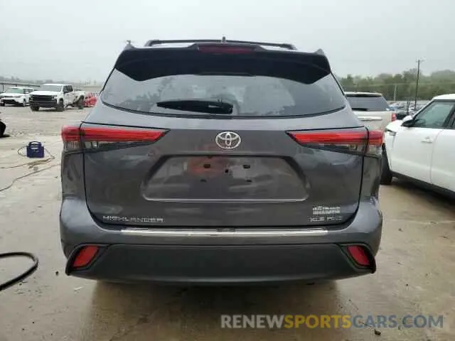 6 fotografías del automóvil dañado 5TDHZRBH9NS203182 TOYOTA HIGHLANDER 2022