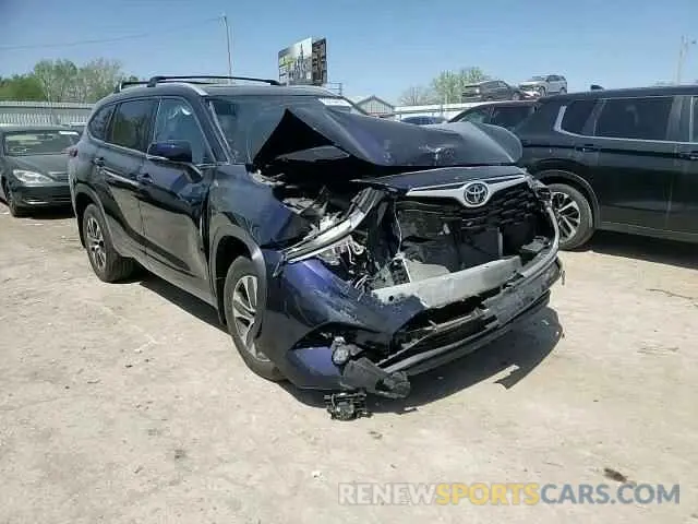 12 fotografías del automóvil dañado 5TDHZRBH9NS241589 TOYOTA HIGHLANDER 2022