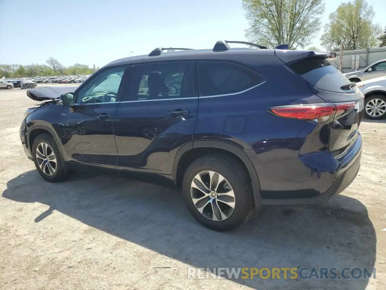 2 fotografías del automóvil dañado 5TDHZRBH9NS241589 TOYOTA HIGHLANDER 2022