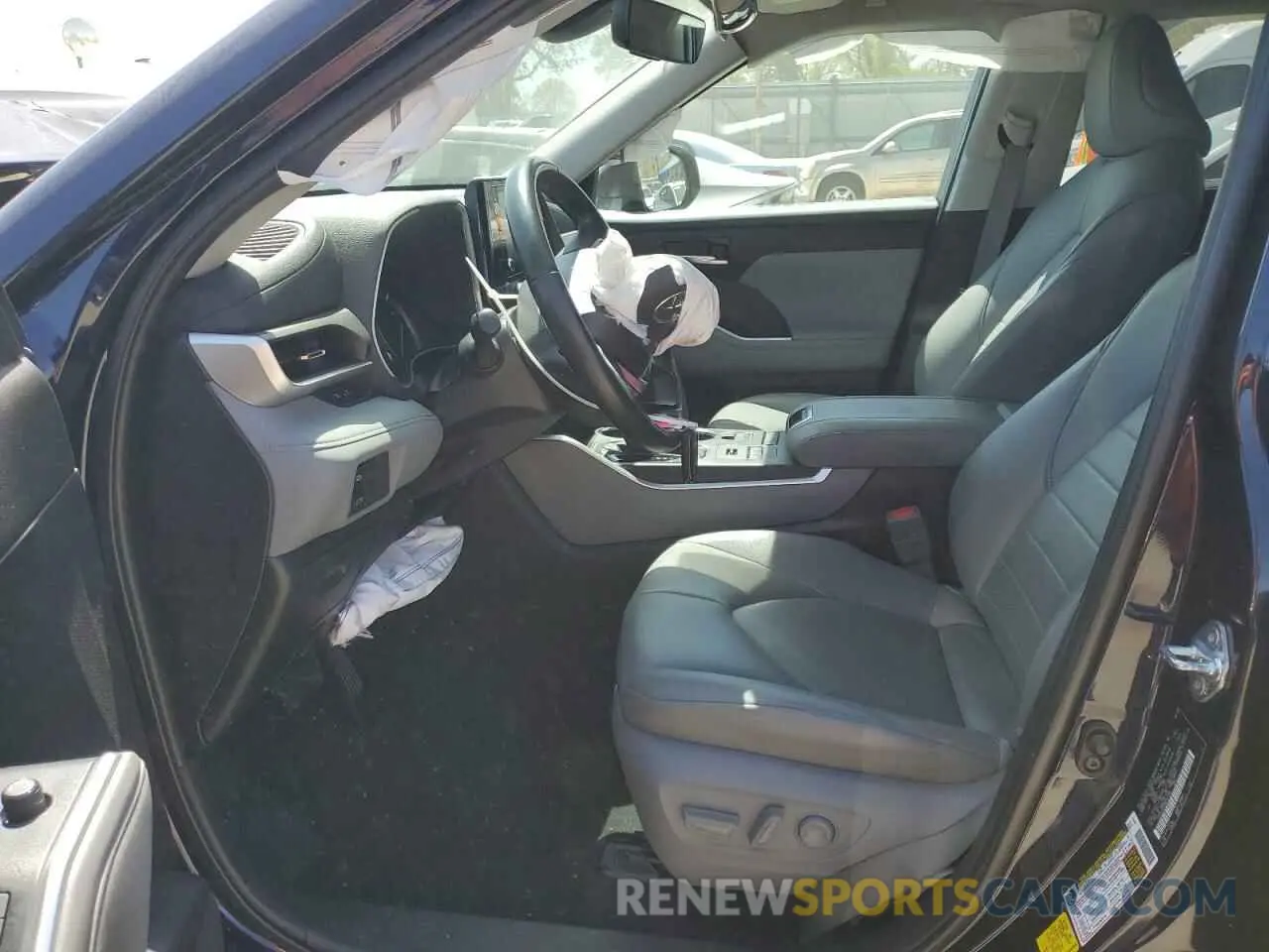 7 fotografías del automóvil dañado 5TDHZRBH9NS241589 TOYOTA HIGHLANDER 2022