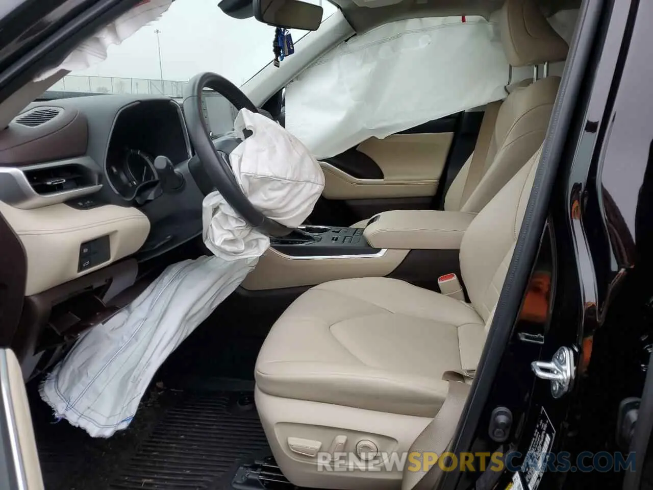 7 fotografías del automóvil dañado 5TDHZRBHXNS184173 TOYOTA HIGHLANDER 2022