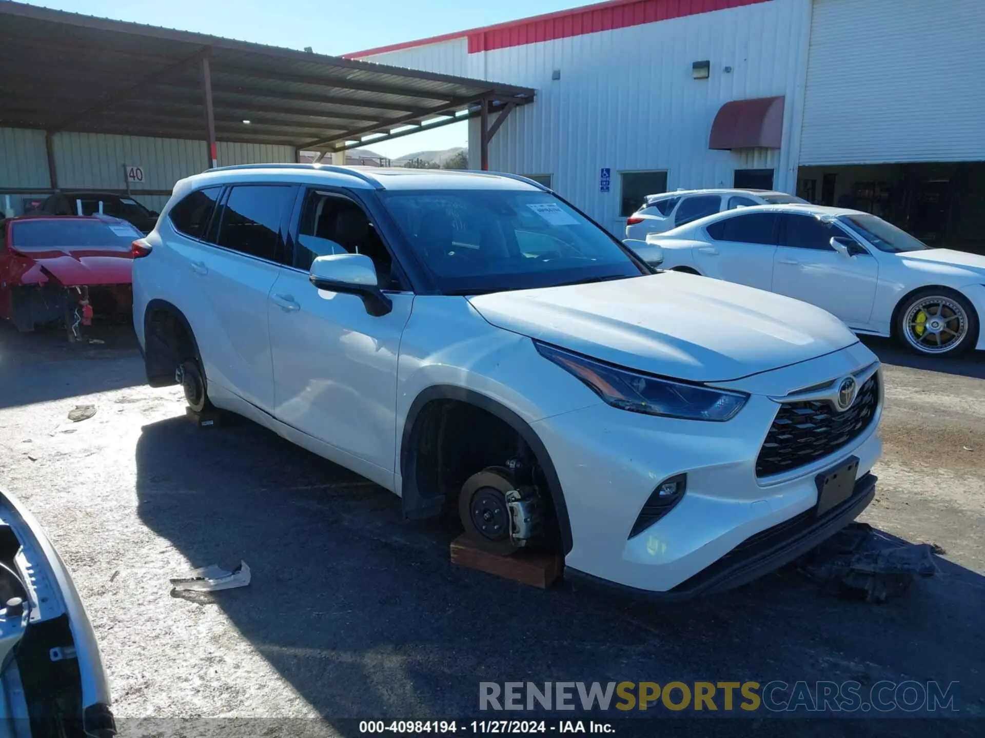 1 fotografías del automóvil dañado 5TDHZRBHXNS230942 TOYOTA HIGHLANDER 2022