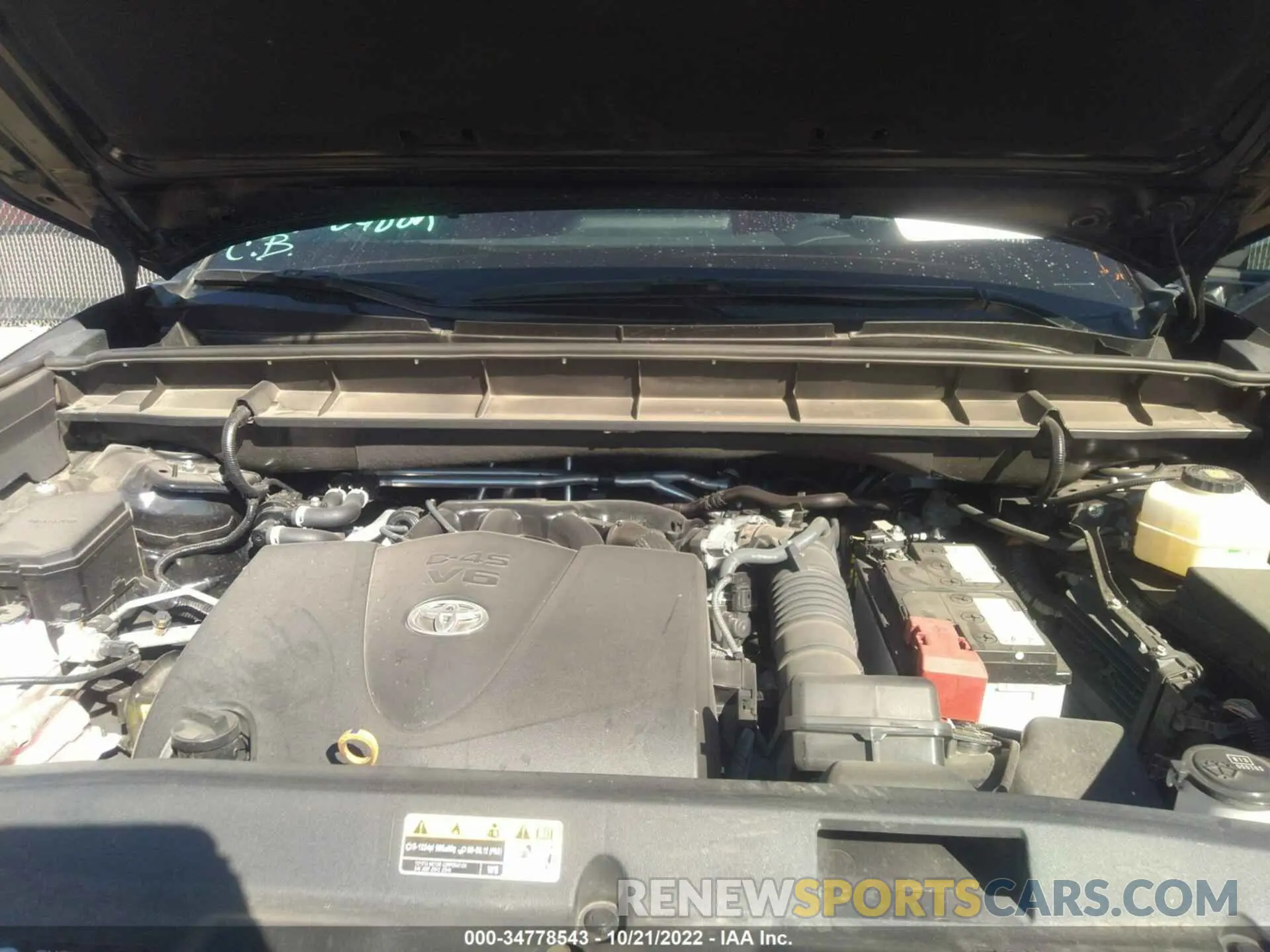 10 fotografías del automóvil dañado 5TDJZRAH7NS098970 TOYOTA HIGHLANDER 2022