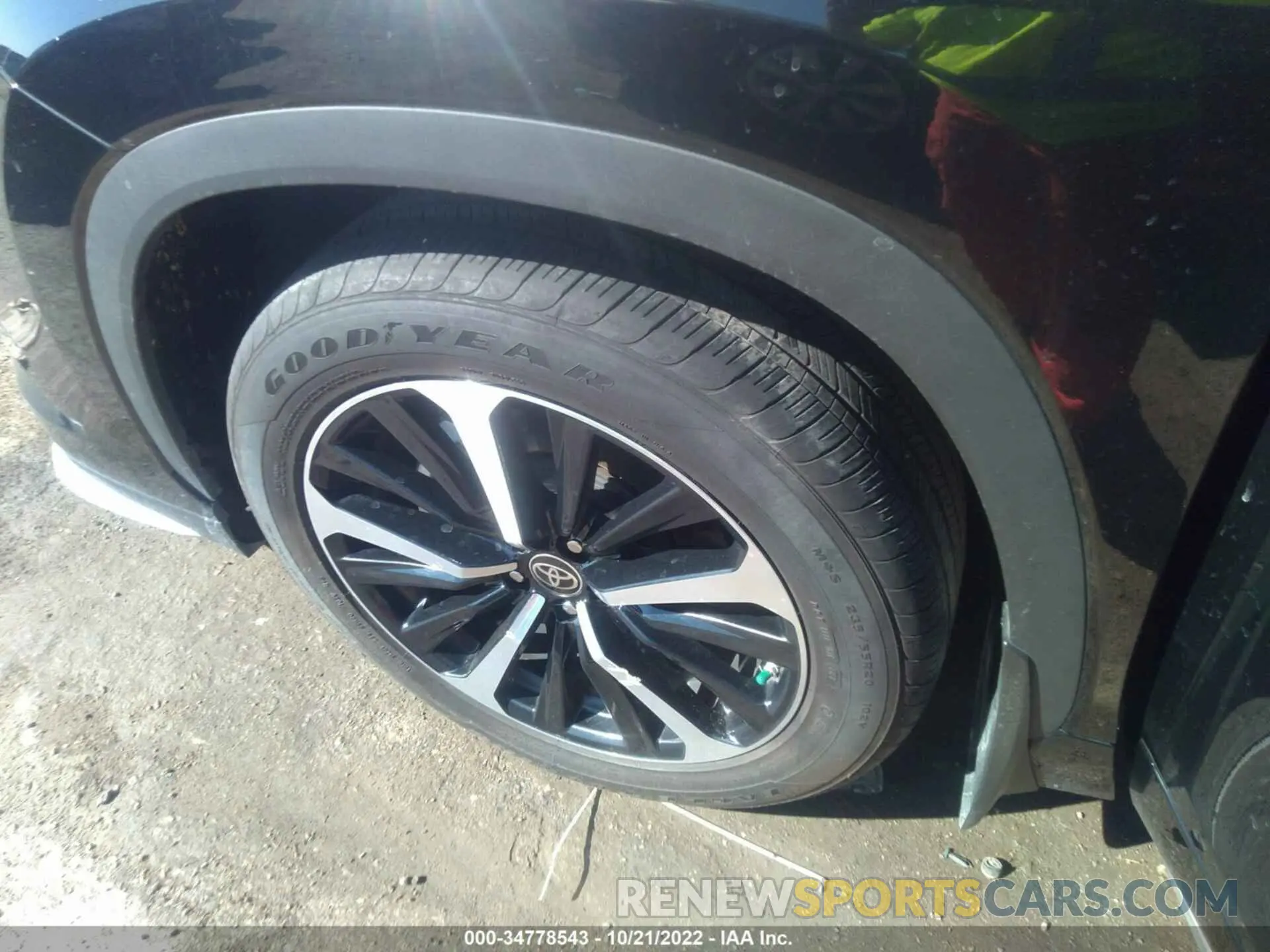 12 fotografías del automóvil dañado 5TDJZRAH7NS098970 TOYOTA HIGHLANDER 2022