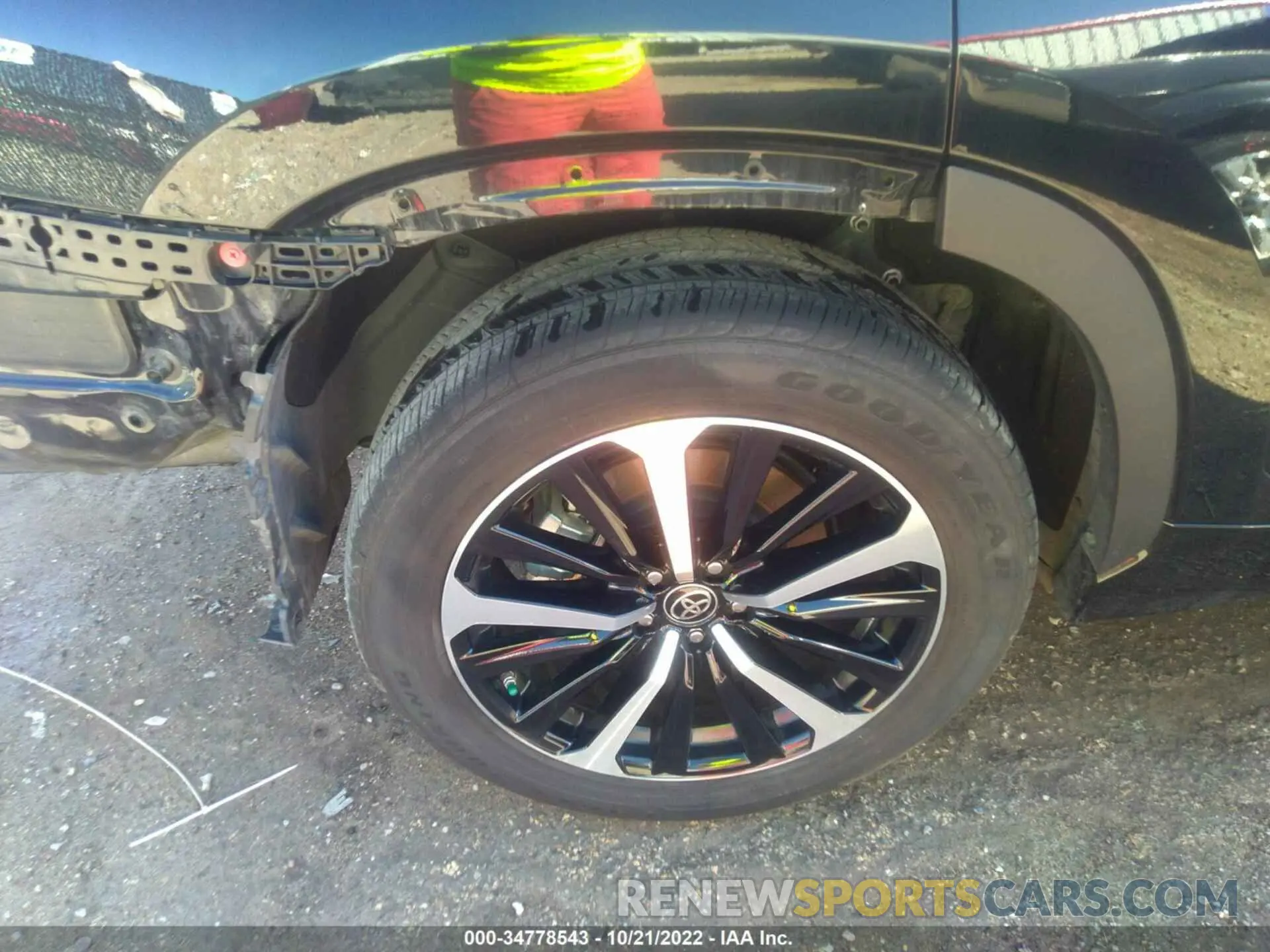 15 fotografías del automóvil dañado 5TDJZRAH7NS098970 TOYOTA HIGHLANDER 2022