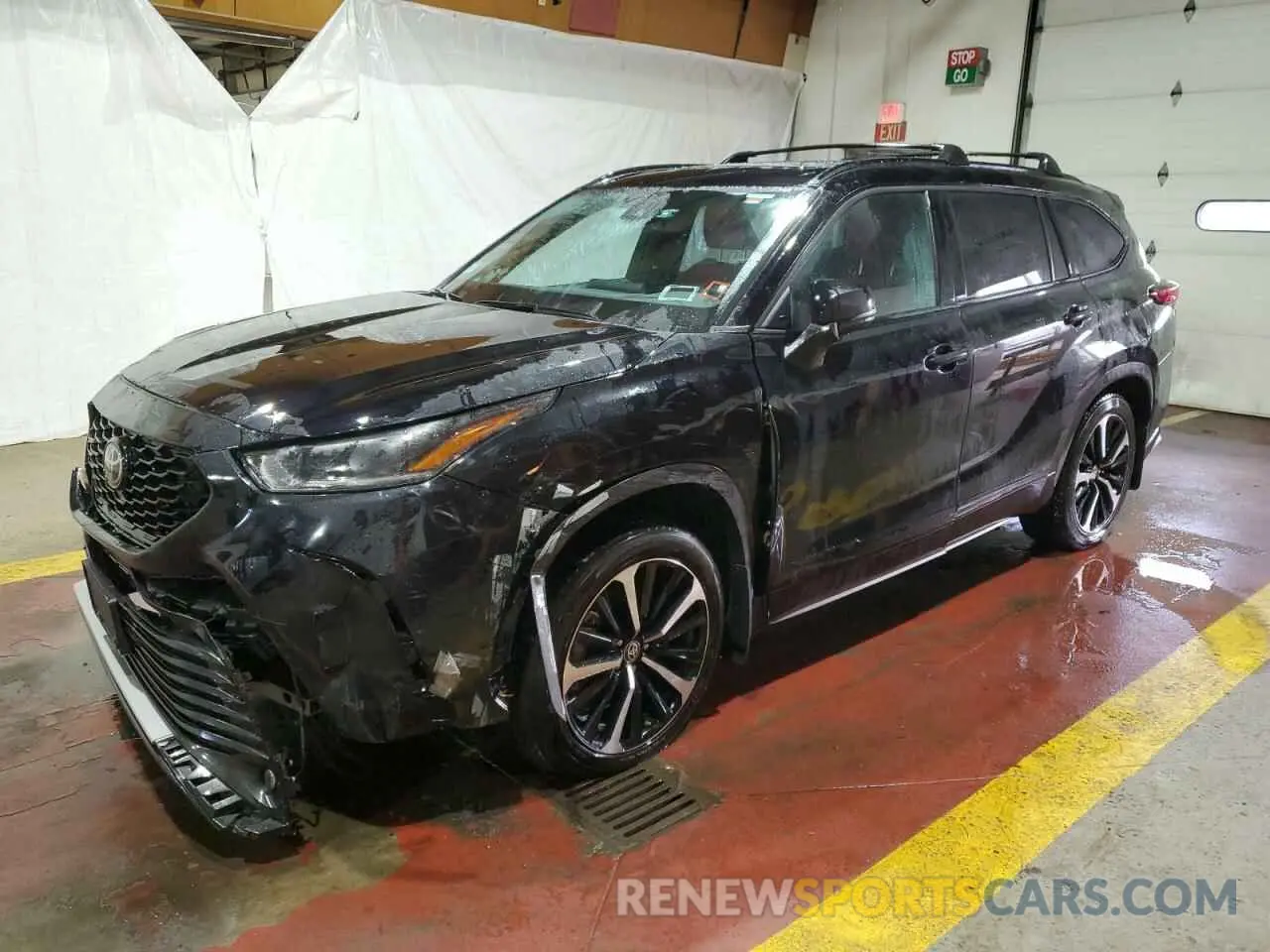 1 fotografías del automóvil dañado 5TDJZRBH2NS219239 TOYOTA HIGHLANDER 2022