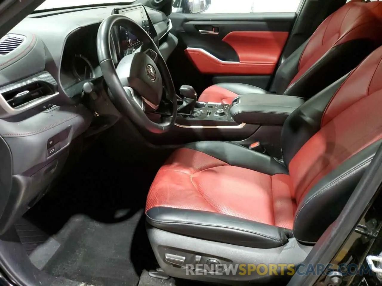 7 fotografías del automóvil dañado 5TDJZRBH2NS219239 TOYOTA HIGHLANDER 2022