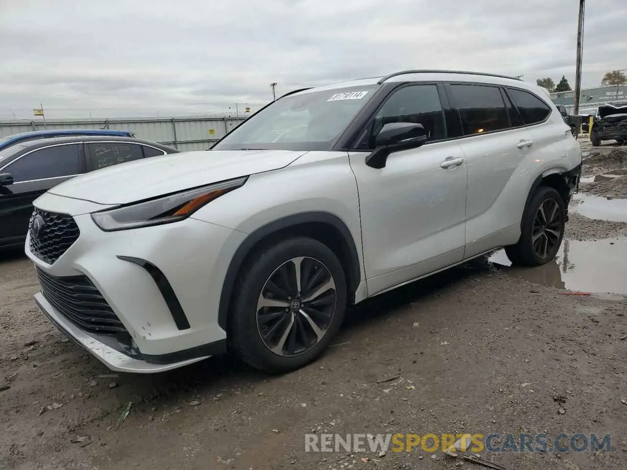 1 fotografías del automóvil dañado 5TDJZRBH3NS211327 TOYOTA HIGHLANDER 2022