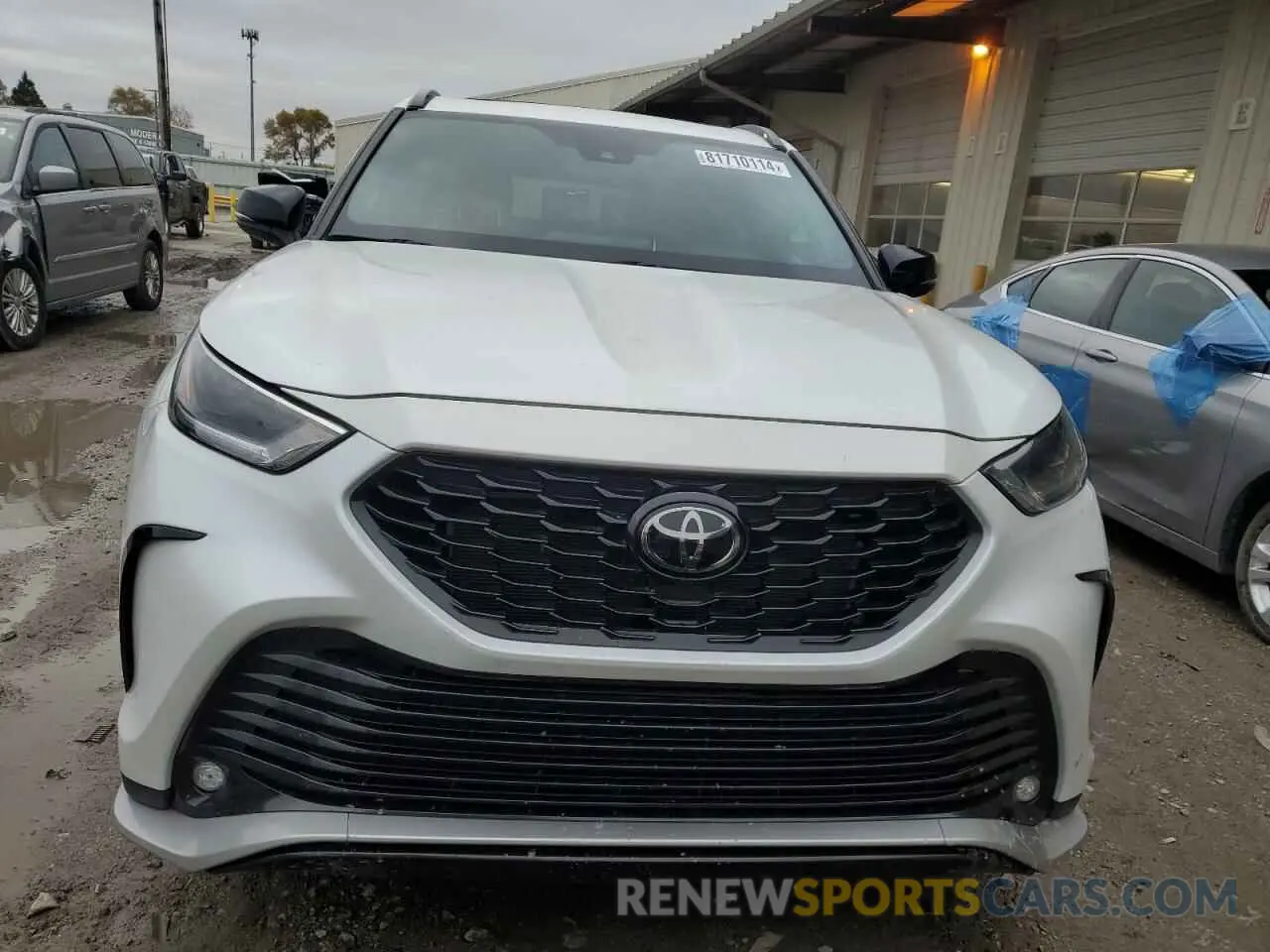 5 fotografías del automóvil dañado 5TDJZRBH3NS211327 TOYOTA HIGHLANDER 2022
