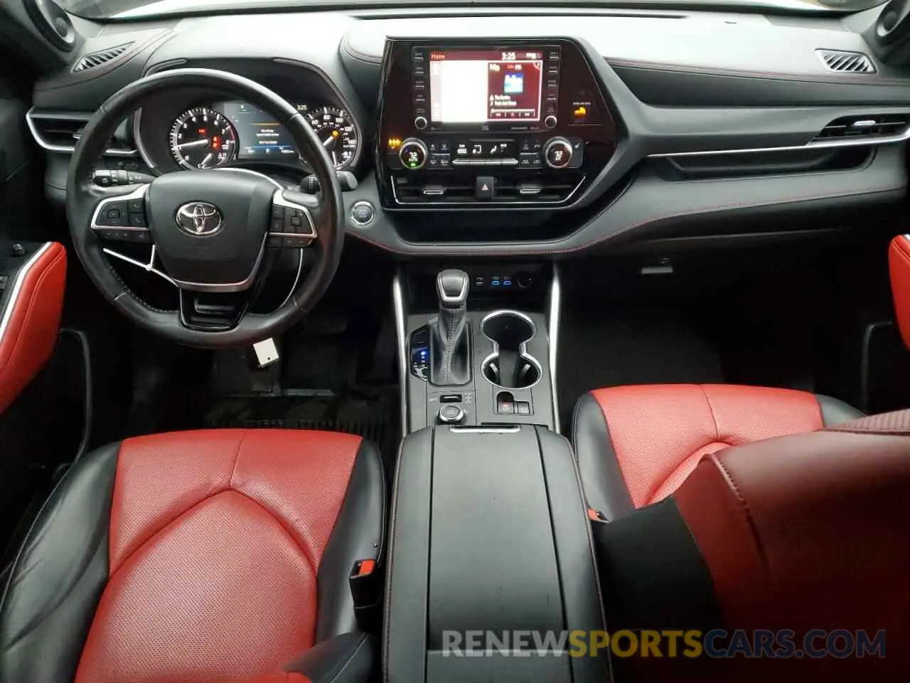 8 fotografías del automóvil dañado 5TDJZRBH3NS211327 TOYOTA HIGHLANDER 2022