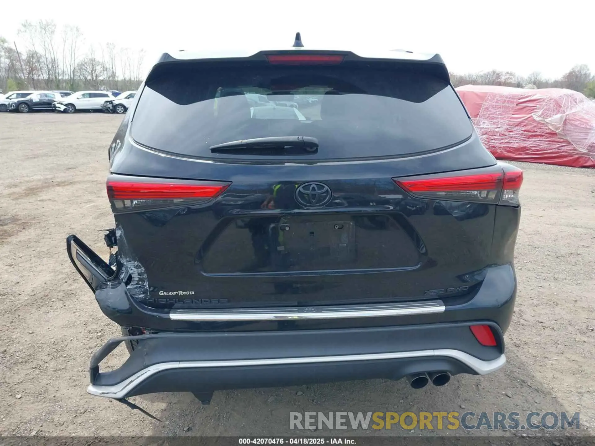 16 fotografías del automóvil dañado 5TDJZRBH4NS199253 TOYOTA HIGHLANDER 2022