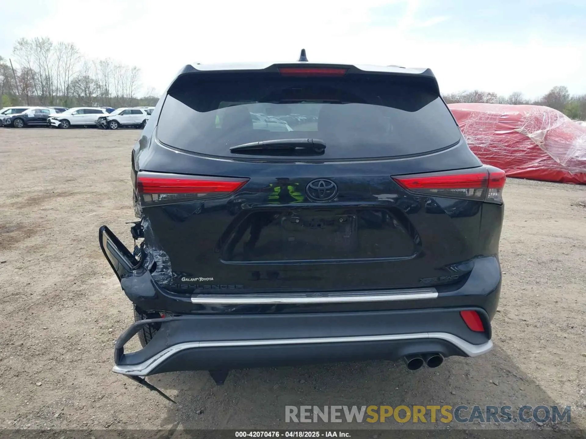 17 fotografías del automóvil dañado 5TDJZRBH4NS199253 TOYOTA HIGHLANDER 2022