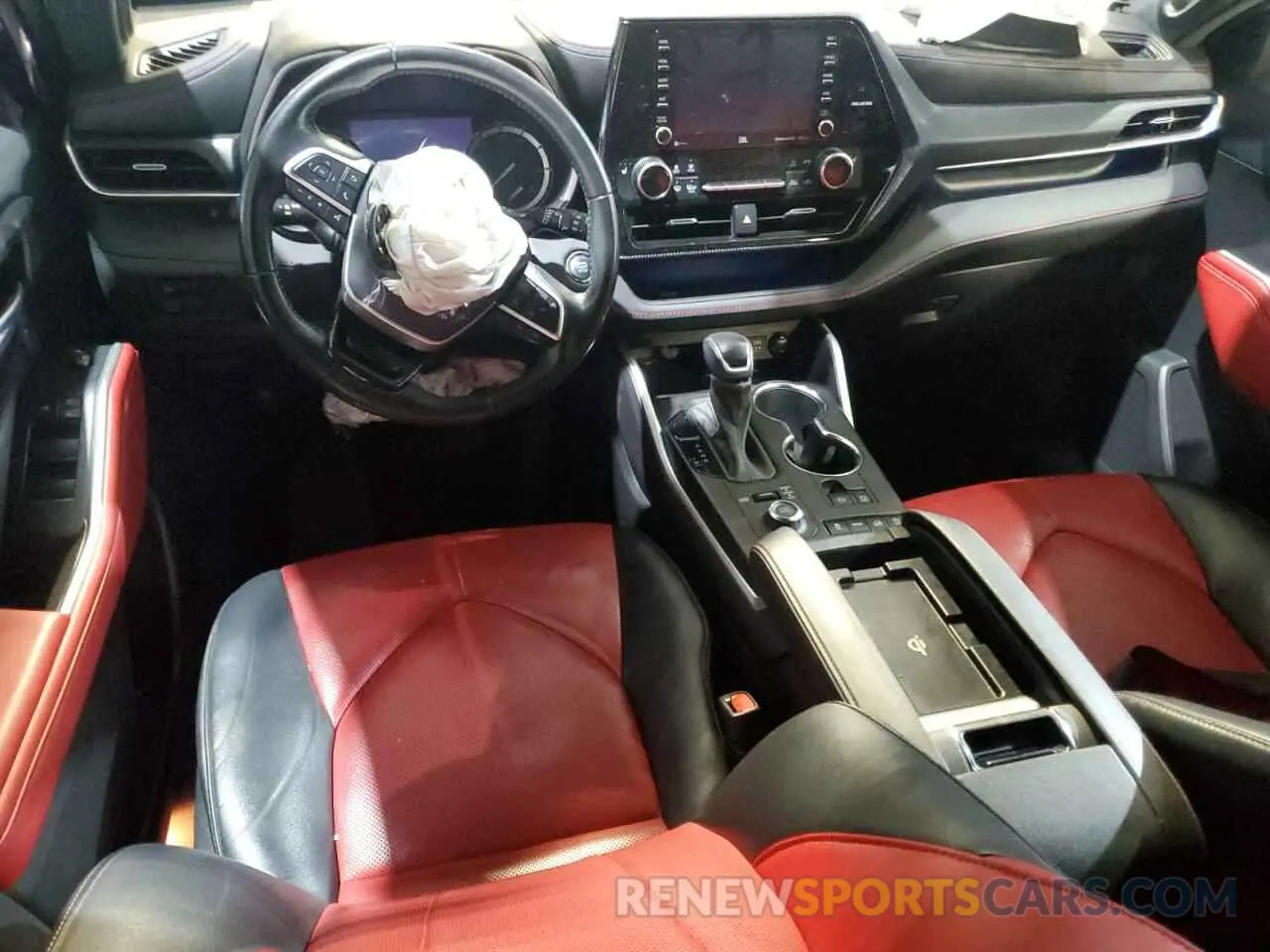 8 fotografías del automóvil dañado 5TDJZRBH7NS163041 TOYOTA HIGHLANDER 2022