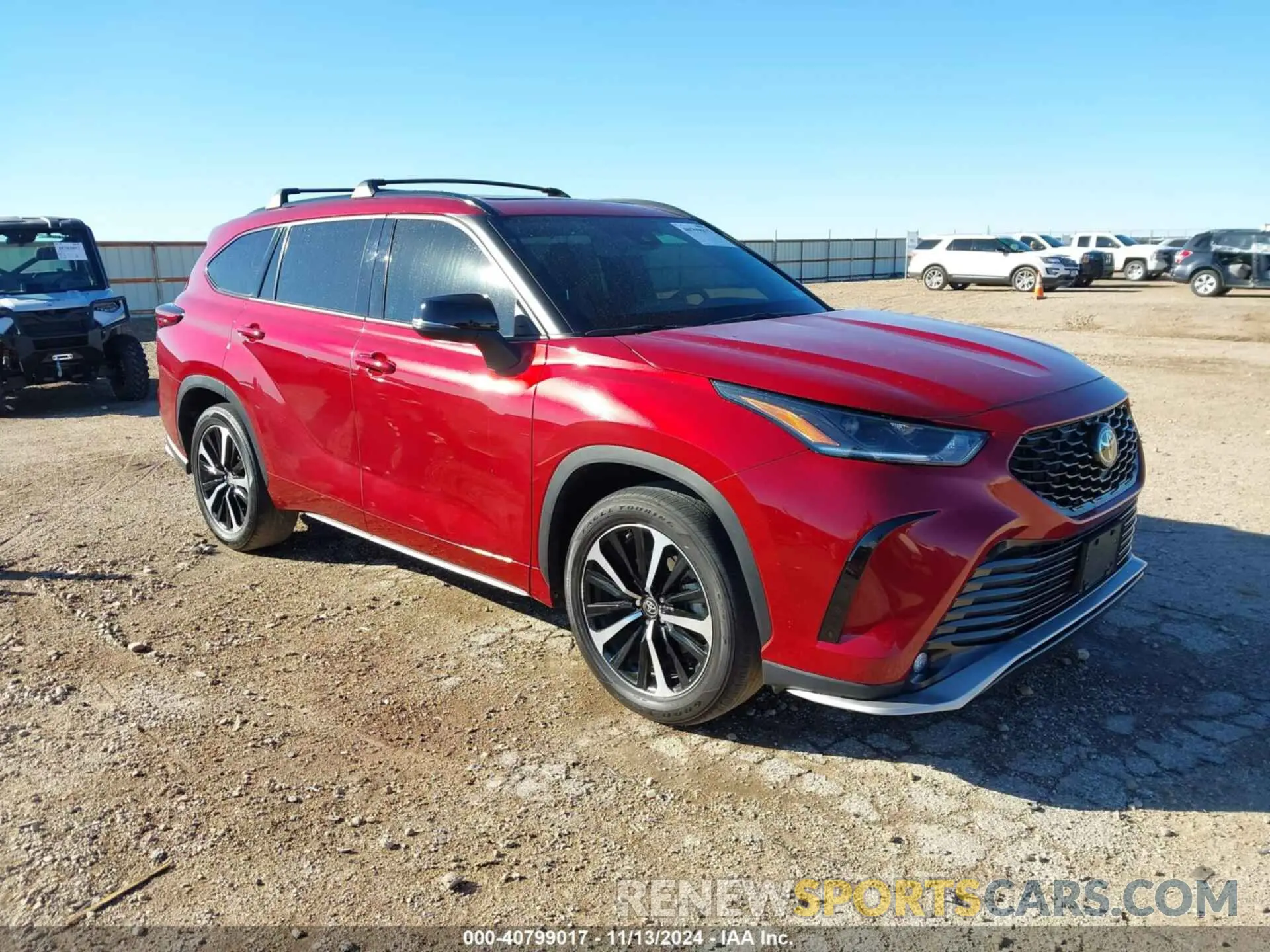 1 fotografías del automóvil dañado 5TDJZRBH8NS173108 TOYOTA HIGHLANDER 2022