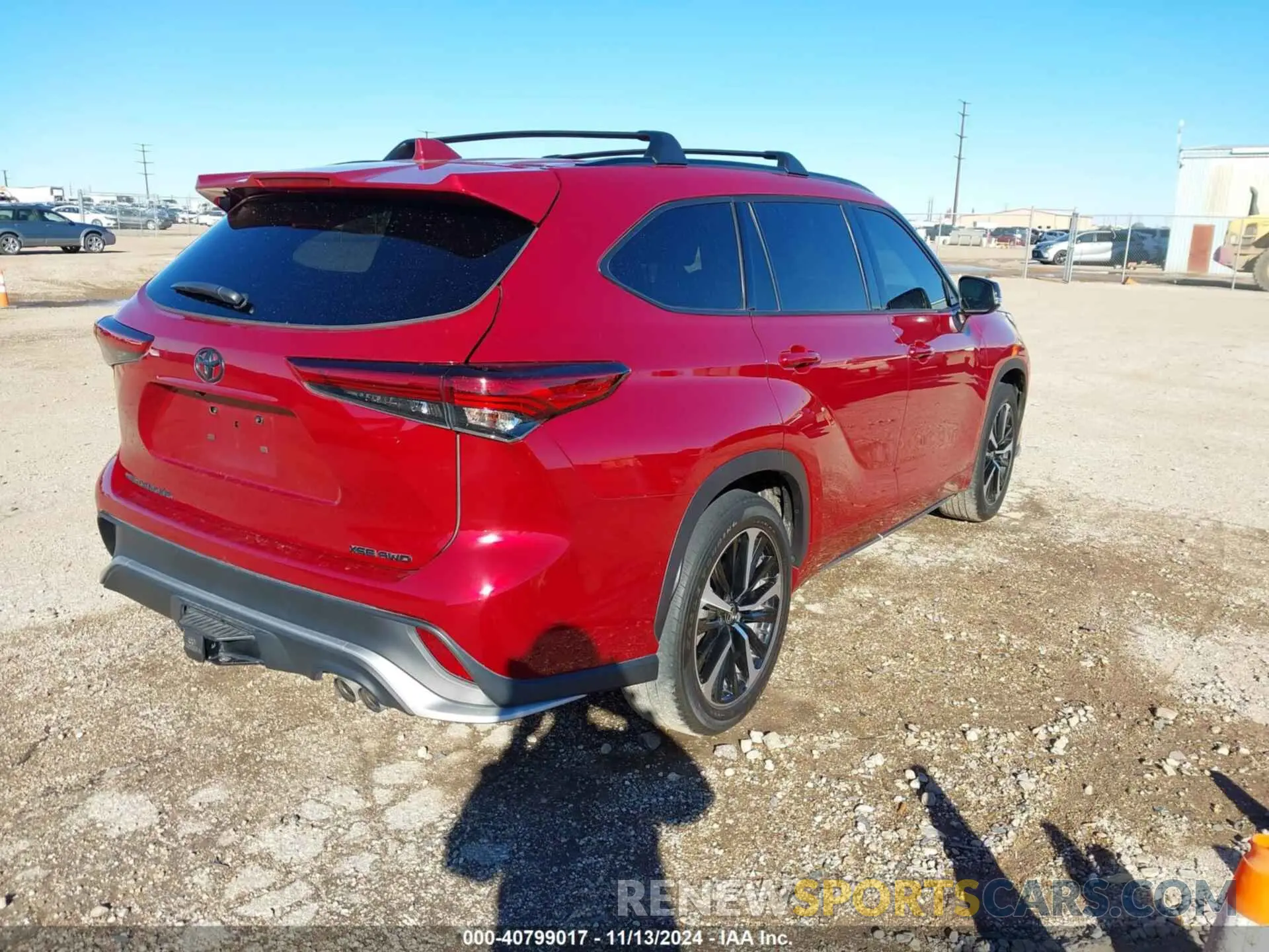 4 fotografías del automóvil dañado 5TDJZRBH8NS173108 TOYOTA HIGHLANDER 2022
