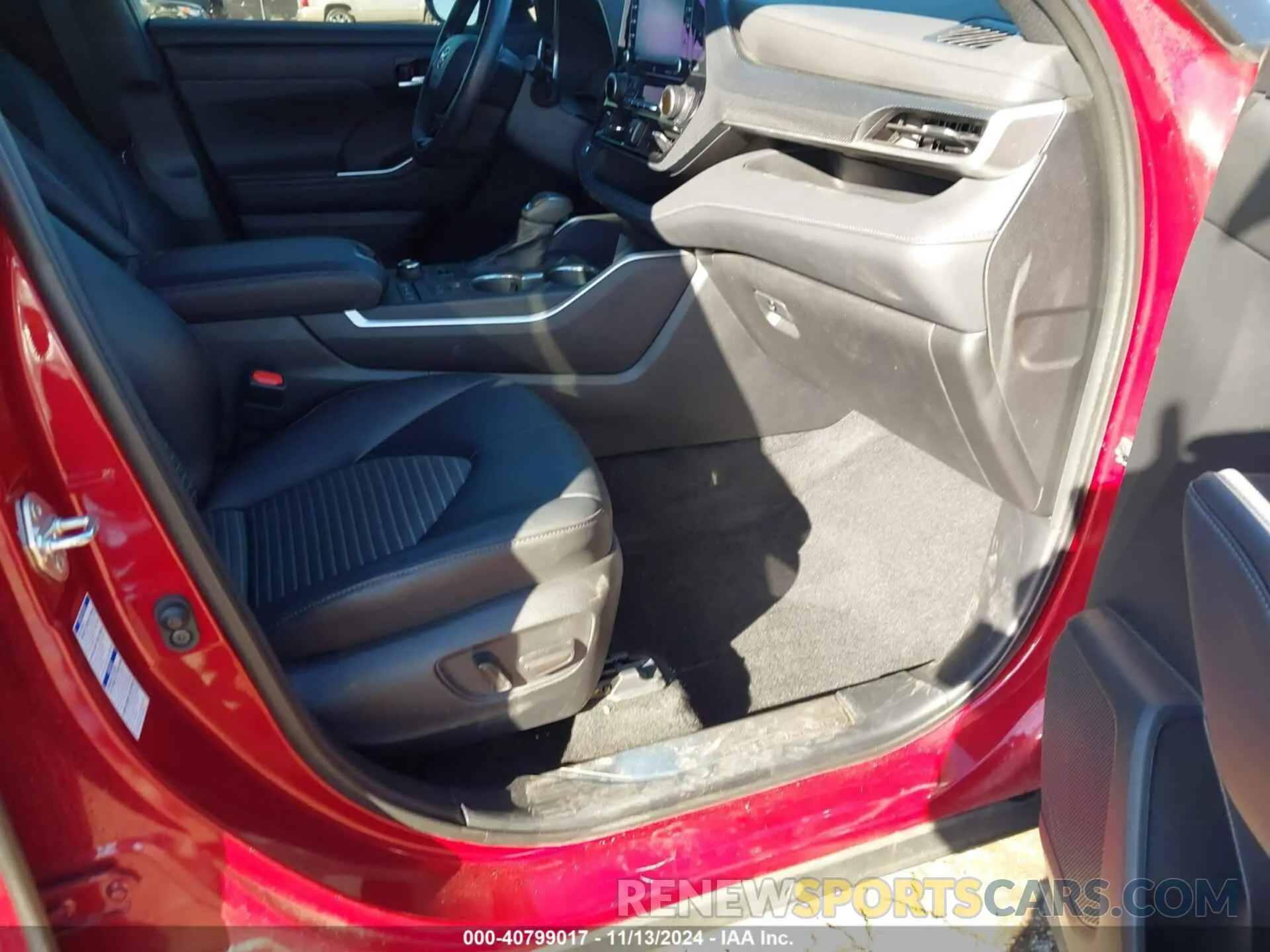 5 fotografías del automóvil dañado 5TDJZRBH8NS173108 TOYOTA HIGHLANDER 2022