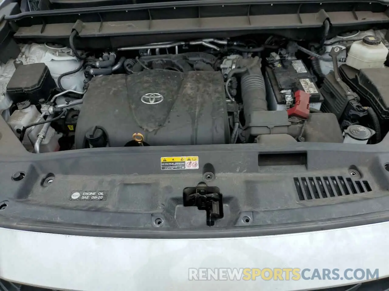 12 fotografías del automóvil dañado 5TDJZRBH9NS205547 TOYOTA HIGHLANDER 2022