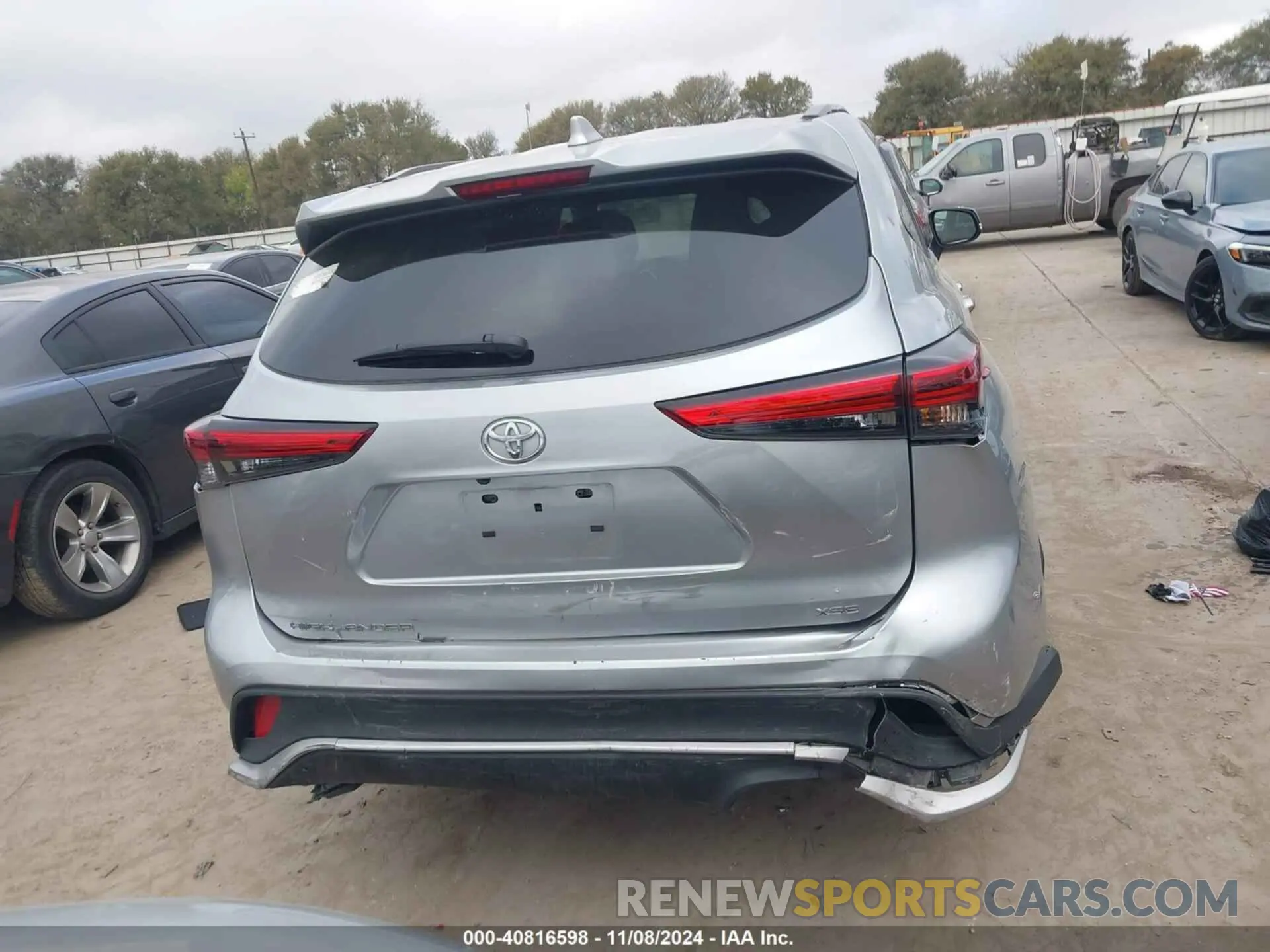 16 fotografías del automóvil dañado 5TDLZRAH3NS133528 TOYOTA HIGHLANDER 2022